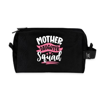 Mother Daughter Squad Team - Recycelte Kulturtasche - Schwarz - Vorne
