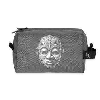 Masque - Trousse de toilette en tissu recyclé - anthracite - Devant