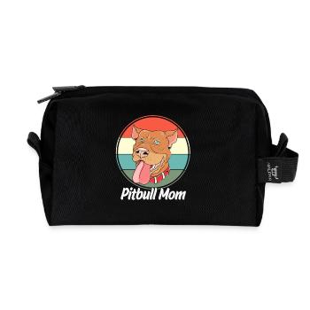 Pitbull - Trousse de toilette en tissu recyclé - noir - Devant