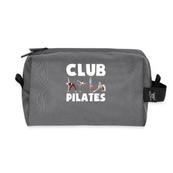 Pilates Club Fitness Fans - Recycled Toiletry Zip Bag - anthracite - Front