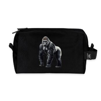 Berggorillas Berggorilla - Recycelte Kulturtasche - Schwarz - Vorne