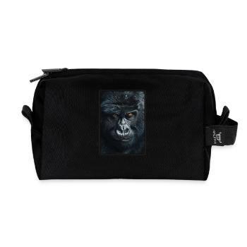 Berggorillas Berggorilla - Recycelte Kulturtasche - Schwarz - Vorne