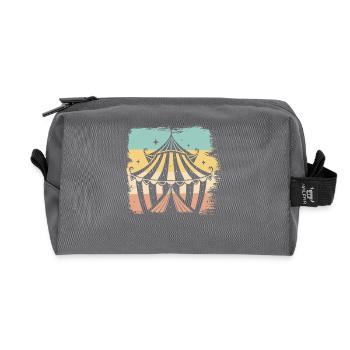 Cirque - Trousse de toilette en tissu recyclé - anthracite - Devant
