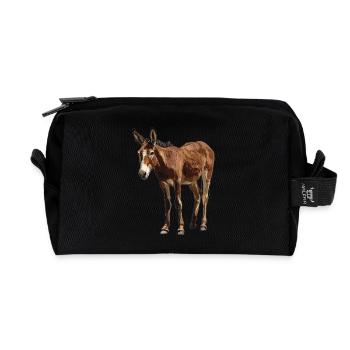 Mules Mule - Recycled Toiletry Zip Bag - black - Front