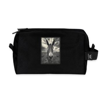 Mules Mule - Recycled Toiletry Zip Bag - black - Front