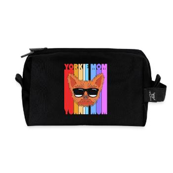 Yorkshire Terrier - Recycled Toiletry Zip Bag - black - Front