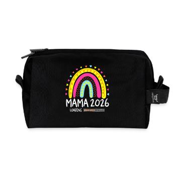 Mama 2026 Loading - Recycelte Kulturtasche - Schwarz - Vorne