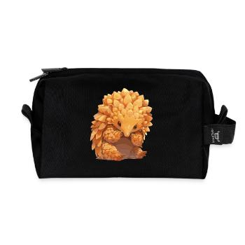 Pangolins Pangolin Pangolin - Recycled Toiletry Zip Bag - black - Front