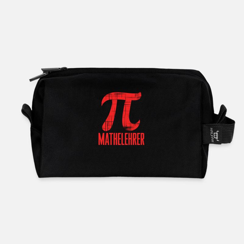 Pi Mathelehrer - Recycelte Kulturtasche - Schwarz