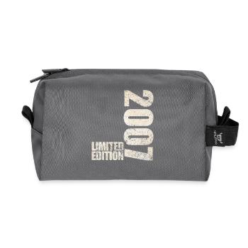 Édition Limitée 2007 18ème Cadeau d’Anniversaire - Trousse de toilette en tissu recyclé - anthracite - Devant