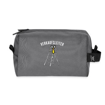 Sales Manager – Fun Sales & Business - Recycled Toiletry Zip Bag - anthracite - Front