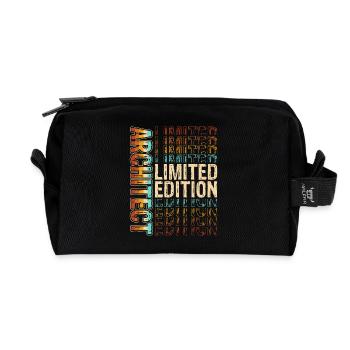 Architekt - Recycelte Kulturtasche - Schwarz - Vorne