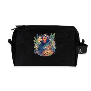 Pheasants Pheasant - Recycled Toiletry Zip Bag - black - Front