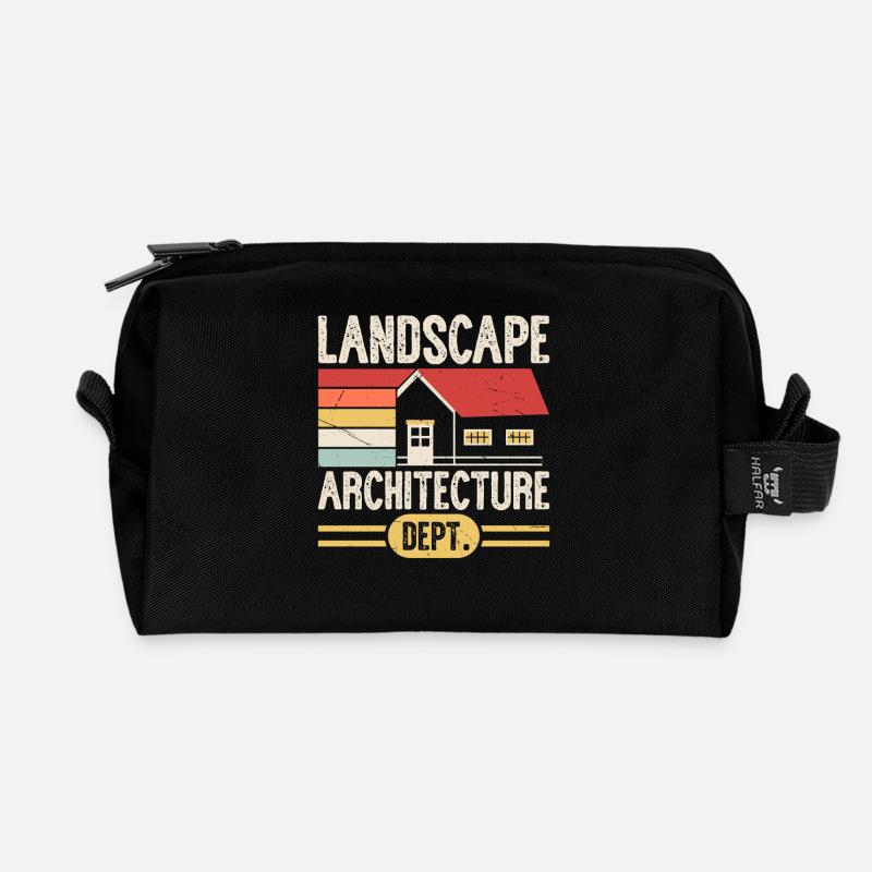 Architekt - Recycelte Kulturtasche - Schwarz