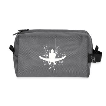 Artistic Gymnastics Rings Artistic Gymnastics - Recycled Toiletry Zip Bag - anthracite - Front