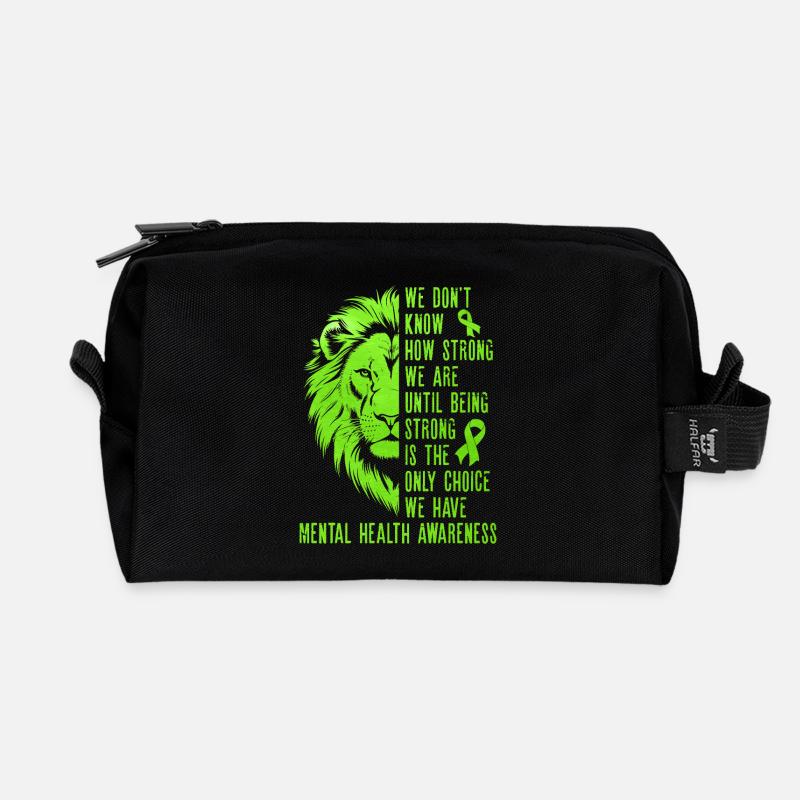 Mental Health - Recycelte Kulturtasche - Schwarz