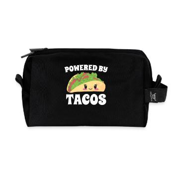 Mexico Tacos Mexican Tacos - Recycled Toiletry Zip Bag - black - Front