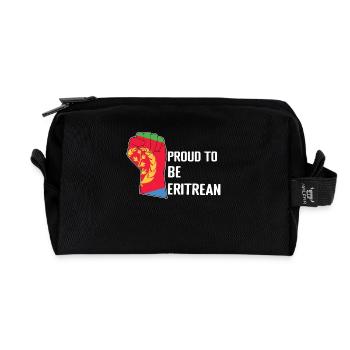 Stolz Eritreer Zu Sein Flagge Motiv - Recycelte Kulturtasche - Schwarz - Vorne