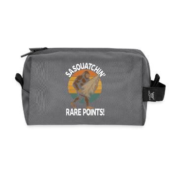 Flint Flint Arrowheads Flintknapping - Recycled Toiletry Zip Bag - anthracite - Front