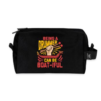 Dragon Boat Boatiful Drummer - Trousse de toilette en tissu recyclé - noir - Devant