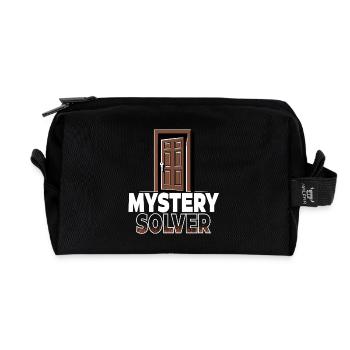 Escape Room Mystery Solver - Recycelte Kulturtasche - Schwarz - Vorne
