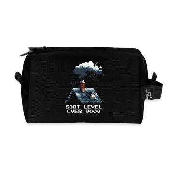 Schornsteinfeger Rußlevel Retro Pixel Art Gaming - Recycelte Kulturtasche - Schwarz - Vorne