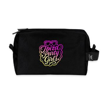 Ibiza Party Girls Holidays - Recycled Toiletry Zip Bag - black - Front