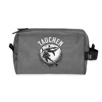 Tauchen - Recycelte Kulturtasche - Anthrazit - Vorne