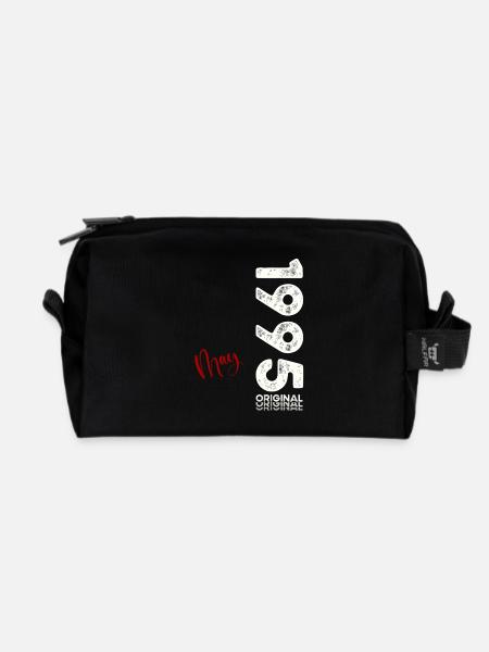 30. Geburtstag Geschenk Mann Original Mai 1995 - Recycelte Kulturtasche - Schwarz