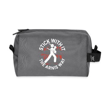 Escrima Kampfsport The Arnis Way - Recycelte Kulturtasche - Anthrazit - Vorne
