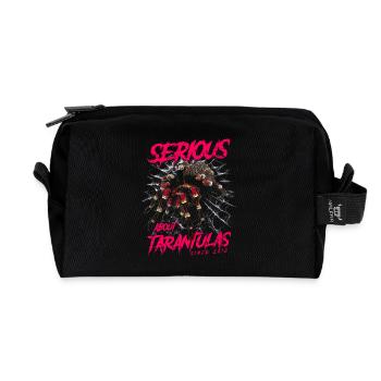 Serious About Tarantulas Pet Spider Born In 2012 - Recycled Toiletry Zip Bag - black - Front