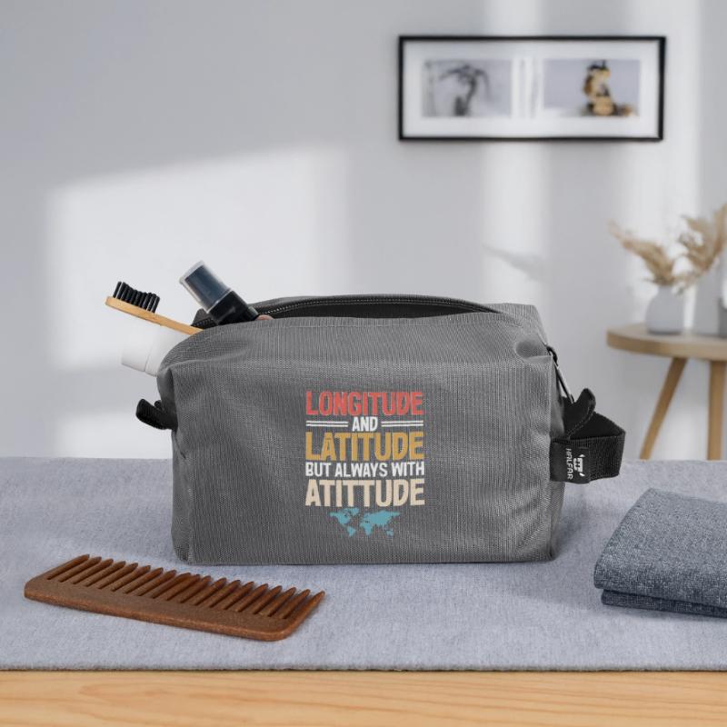 Systèmes d’information géographique Trousse de toilette en tissu recyclé