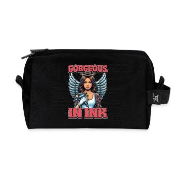 Tattoo Artist Gorgeous In Ink Tattooer Tattoo Art - Recycled Toiletry Zip Bag - black - Front