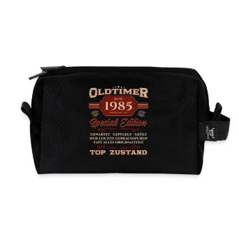 40. Geburtstag Oldtimer Juni Jahrgang 1985 - Recycelte Kulturtasche - Schwarz - Vorne