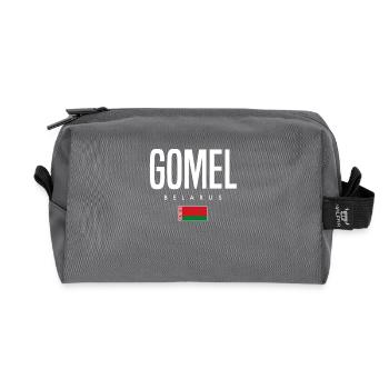 Gomel Belarus Weißrussland - Recycled Toiletry Zip Bag - anthracite - Front