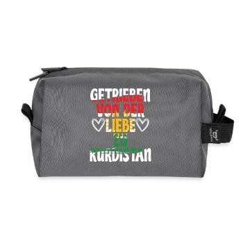 Kurdistan Kurde Kurden - Recycelte Kulturtasche - Anthrazit - Vorne