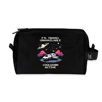 FTL Reise | Überlichtgeschwindigkeit Astronomie - Recycelte Kulturtasche - Schwarz - Vorne