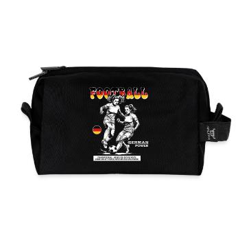 Germany Fußballspielerin Shirt: Faulspiel mit Stil - Recycelte Kulturtasche - Schwarz - Vorne