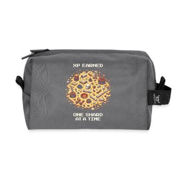 Fragment XP Pro | Archéologie Céramique Fouille - Trousse de toilette en tissu recyclé - anthracite - Devant