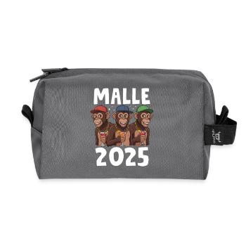 Malle 2025 - Recycelte Kulturtasche - Anthrazit - Vorne