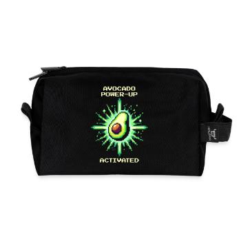 Bonus : Avocat | de fruits pour les joueurs - Trousse de toilette en tissu recyclé - noir - Devant