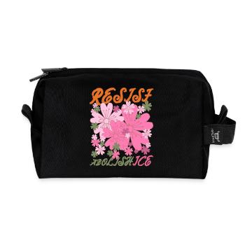 Abschaffung des Eis Retro-Protest Widerstand Unter - Recycelte Kulturtasche - Schwarz - Vorne
