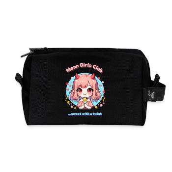 süßes Teufelchen gemeines Mädchen Kawaii Sommer - Recycelte Kulturtasche - Schwarz - Vorne