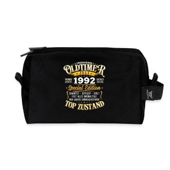 33. Geburtstag Oldtimer Juli Jahrgang 1992 - Recycelte Kulturtasche - Schwarz - Vorne