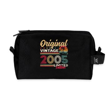20. Geburtstag Geschenk Mann Legende 2005 - Recycelte Kulturtasche - Schwarz - Vorne