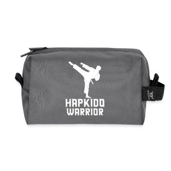 Guerrier Hapkido - Trousse de toilette en tissu recyclé - anthracite - Devant