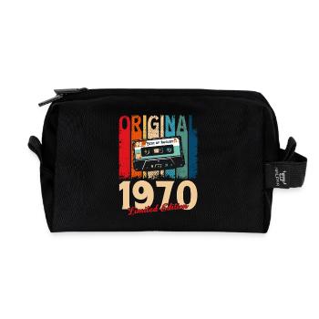 55e anniversaire Original août 1970 - Trousse de toilette en tissu recyclé - noir - Devant