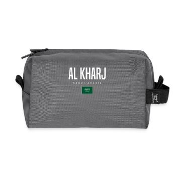 Al Kharj Saudi Arabia - Recycled Toiletry Zip Bag - anthracite - Front