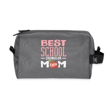 Beste Schulberaterin Mama Aller Zeiten - Recycelte Kulturtasche - Anthrazit - Vorne