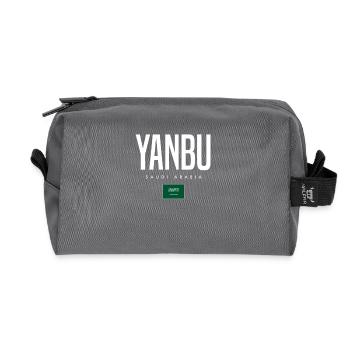 Yanbu Saudi Arabia - Recycled Toiletry Zip Bag - anthracite - Front